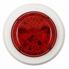 Cooper Fulleon 811023FULL-0093 Solista Maxi LED Beacon - Red Lens - White Housing - Shallow White (W1) Base - NF Approved